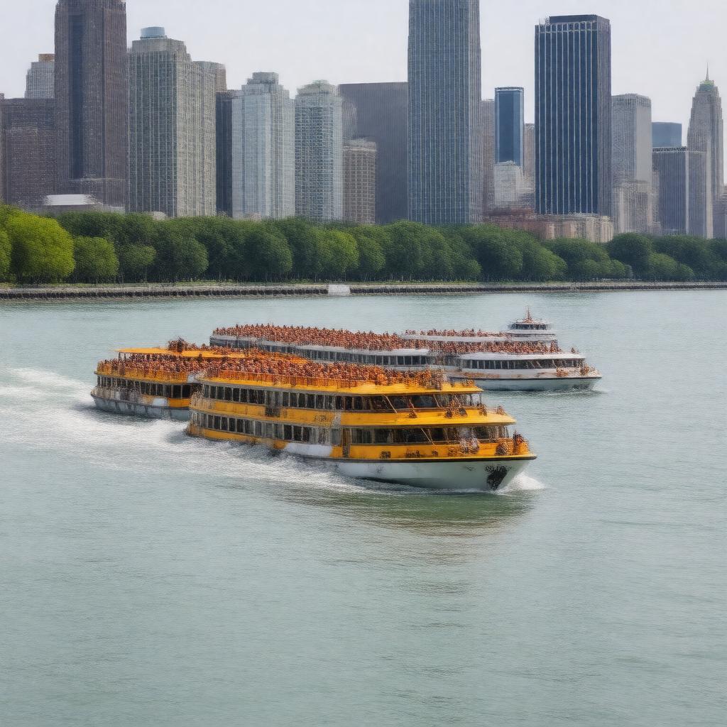 AI-created image of River Tour Boats