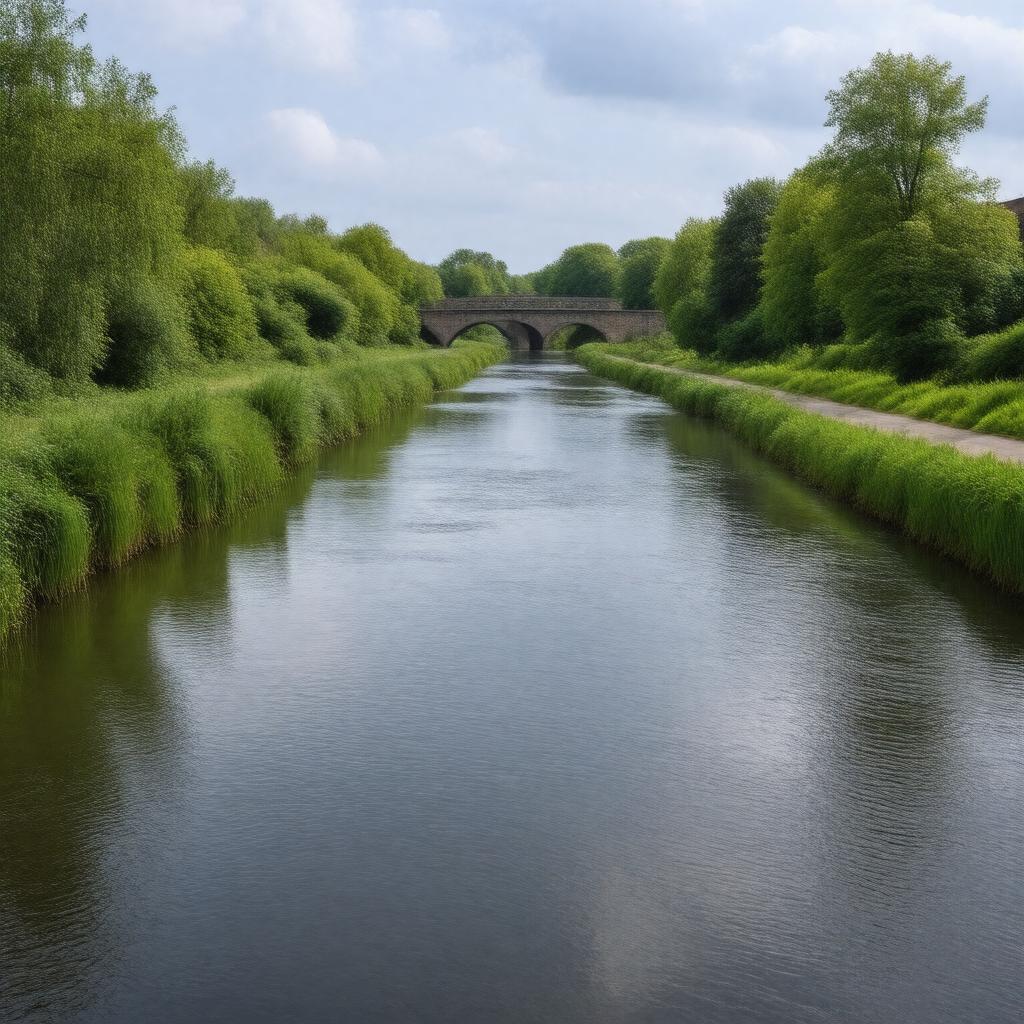 AI-created image of River Wandle