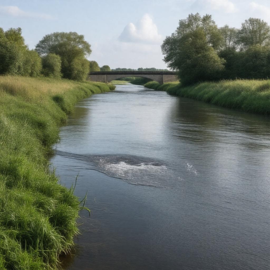 AI-created image of River Witham