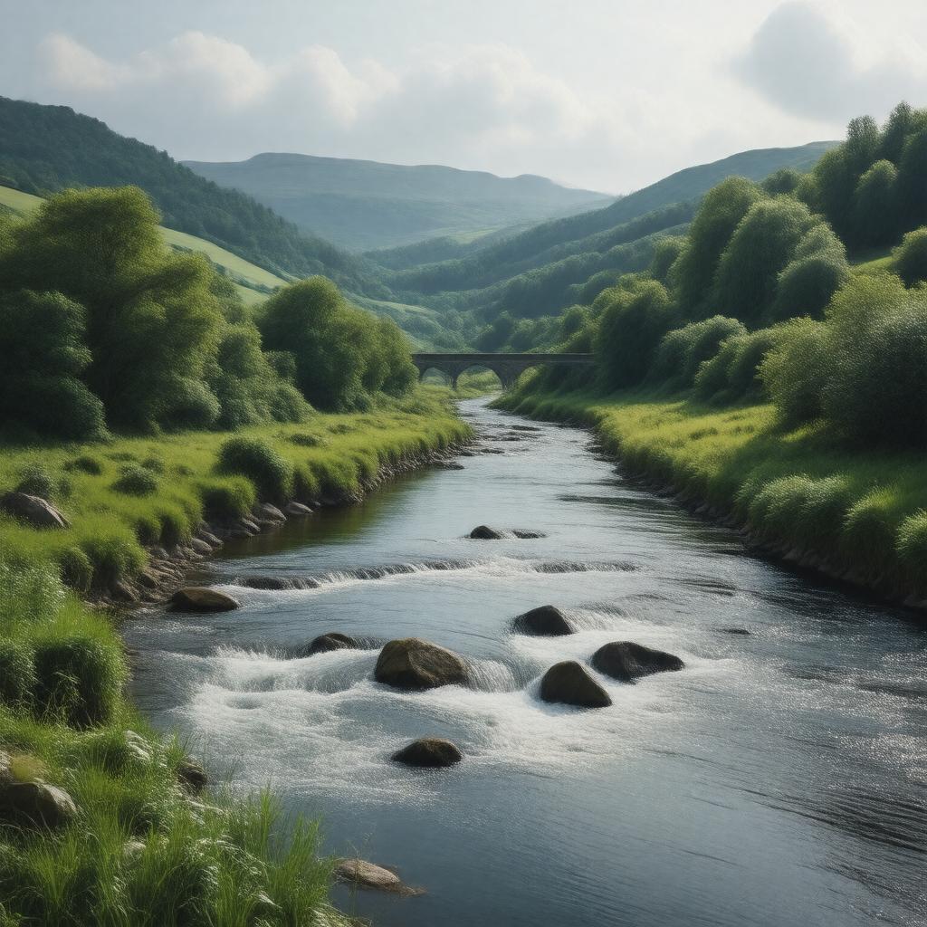 AI-created image of River Wye