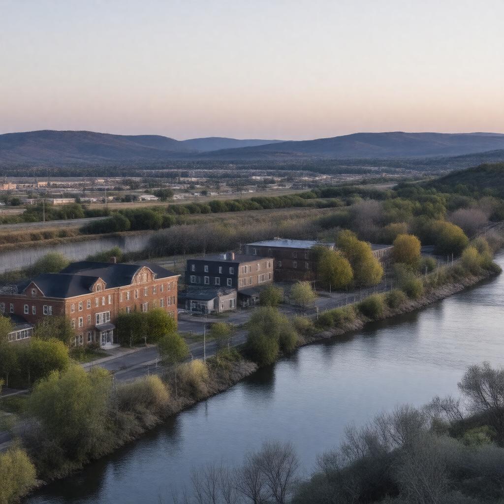 AI-created image of Riverdale, North Dakota