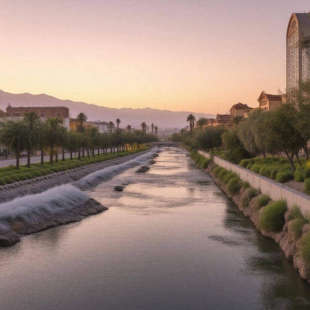 AI-created image of Riverside, California, USA