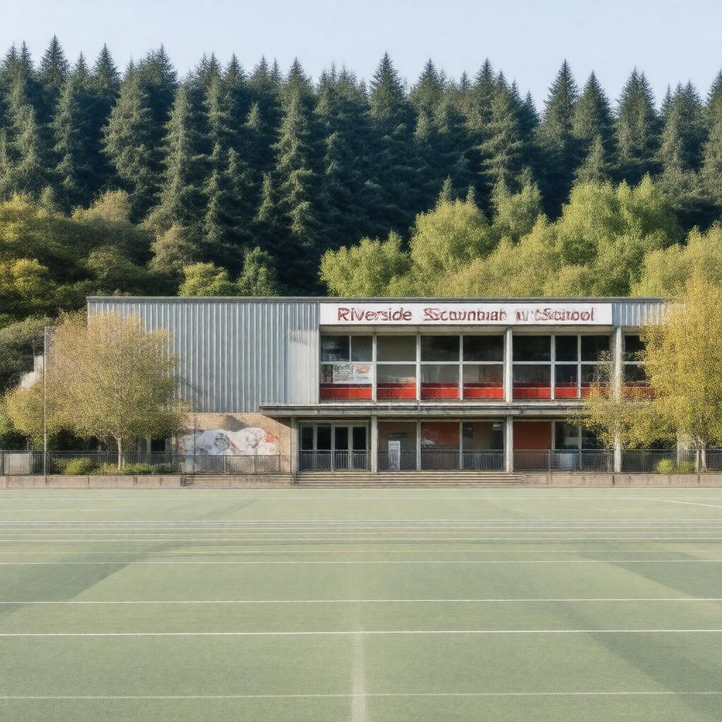 AI-created image of Riverside Secondary School