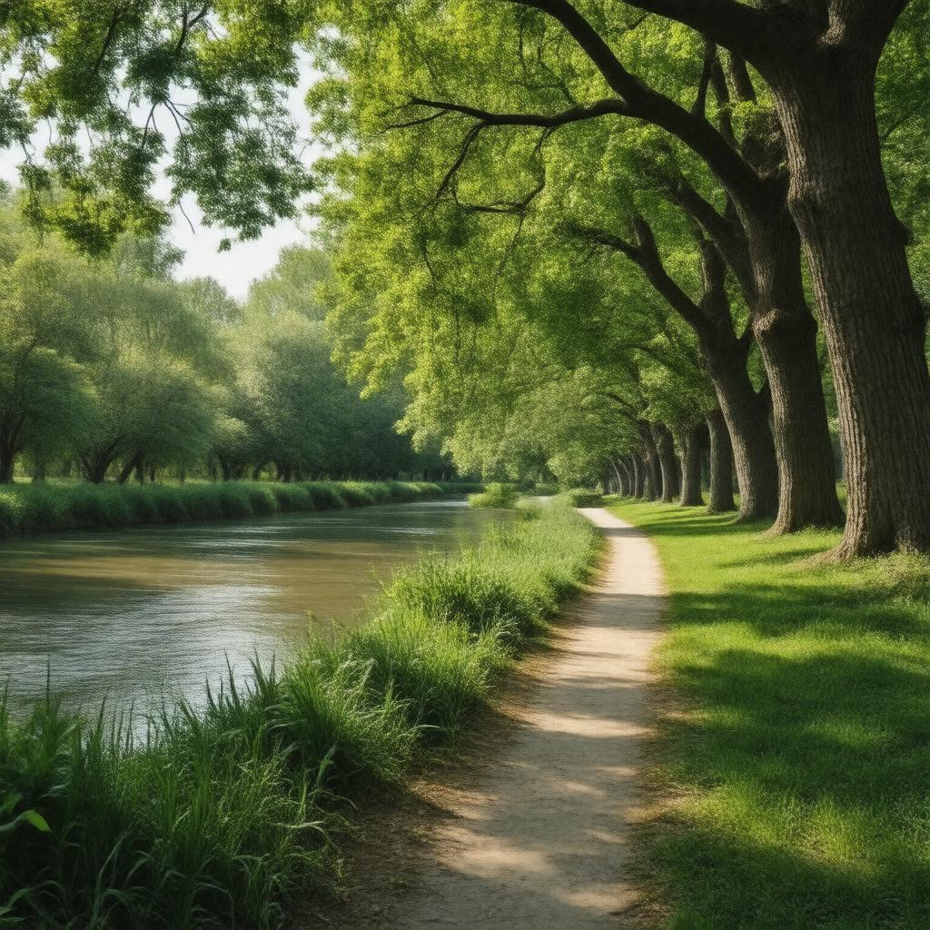 AI-created image of Riverview Park