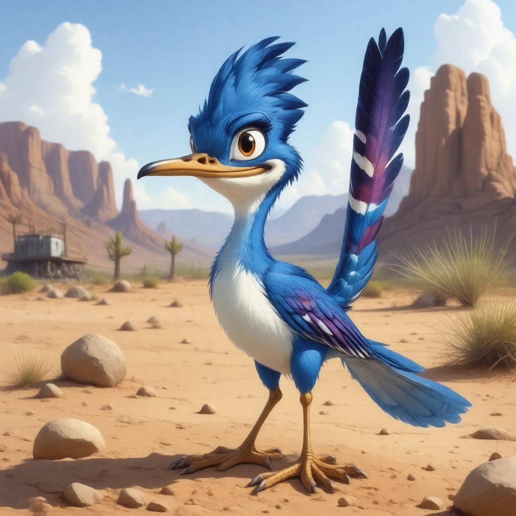 Click to view larger image AI-created image of Road Runner