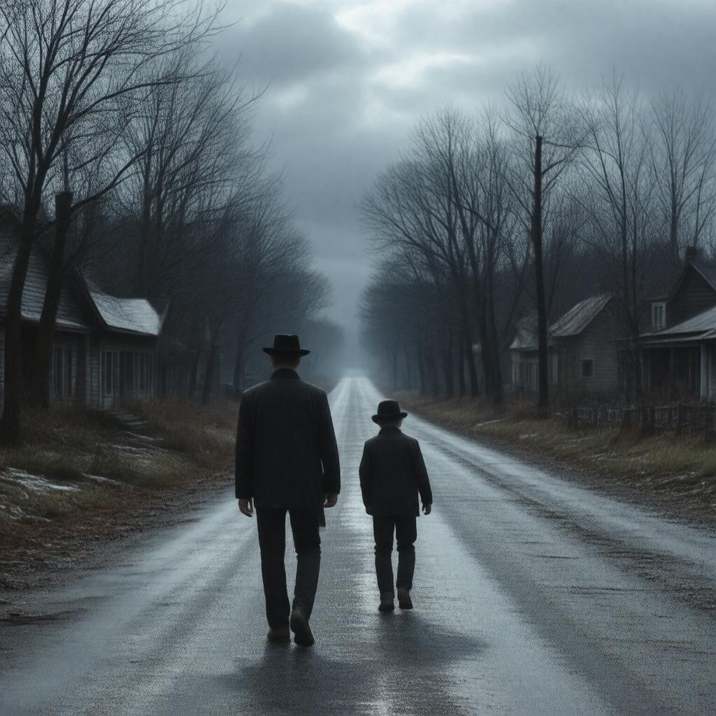AI-created image of Road to Perdition