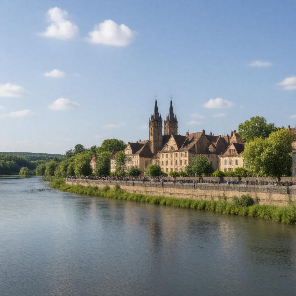 AI-created image of Roanne, France