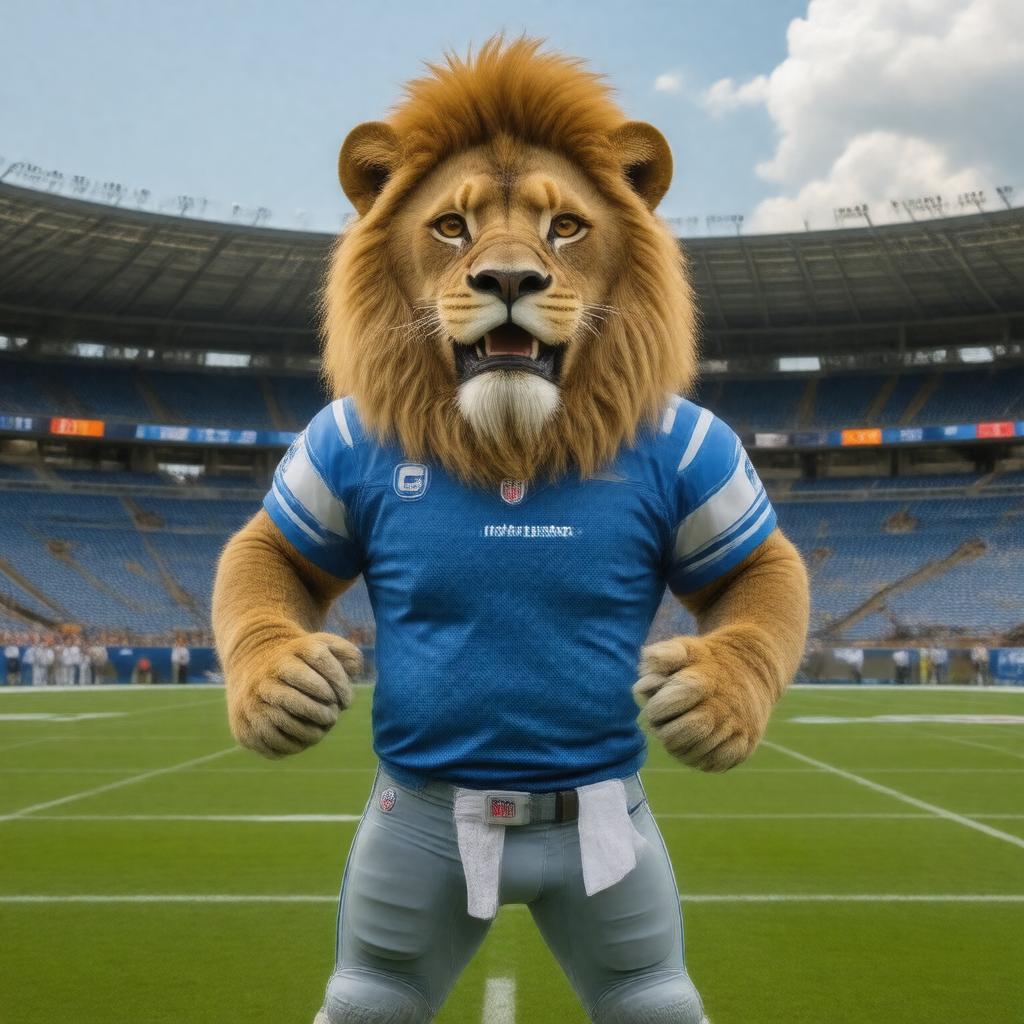 Click to view larger image AI-created image of Roary the Lion