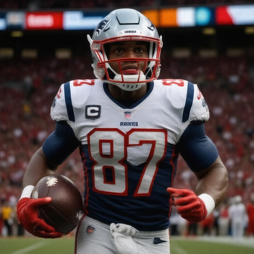 AI-created image of Rob Gronkowski