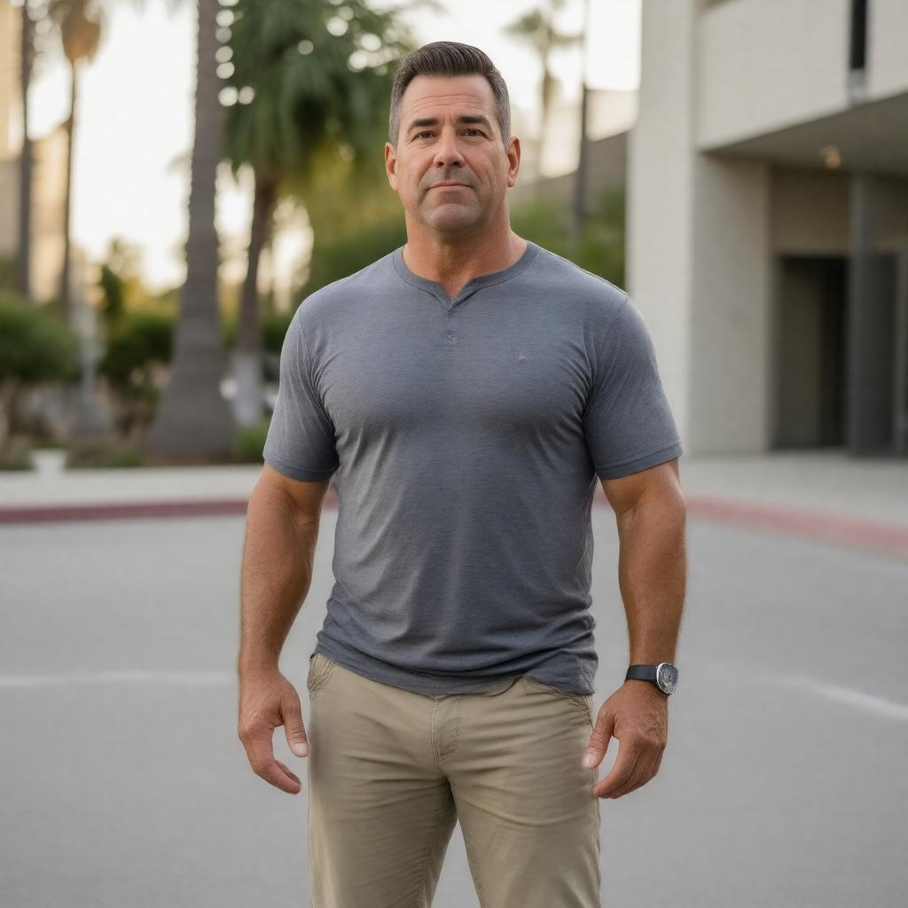 AI-created image of Rob Riggle