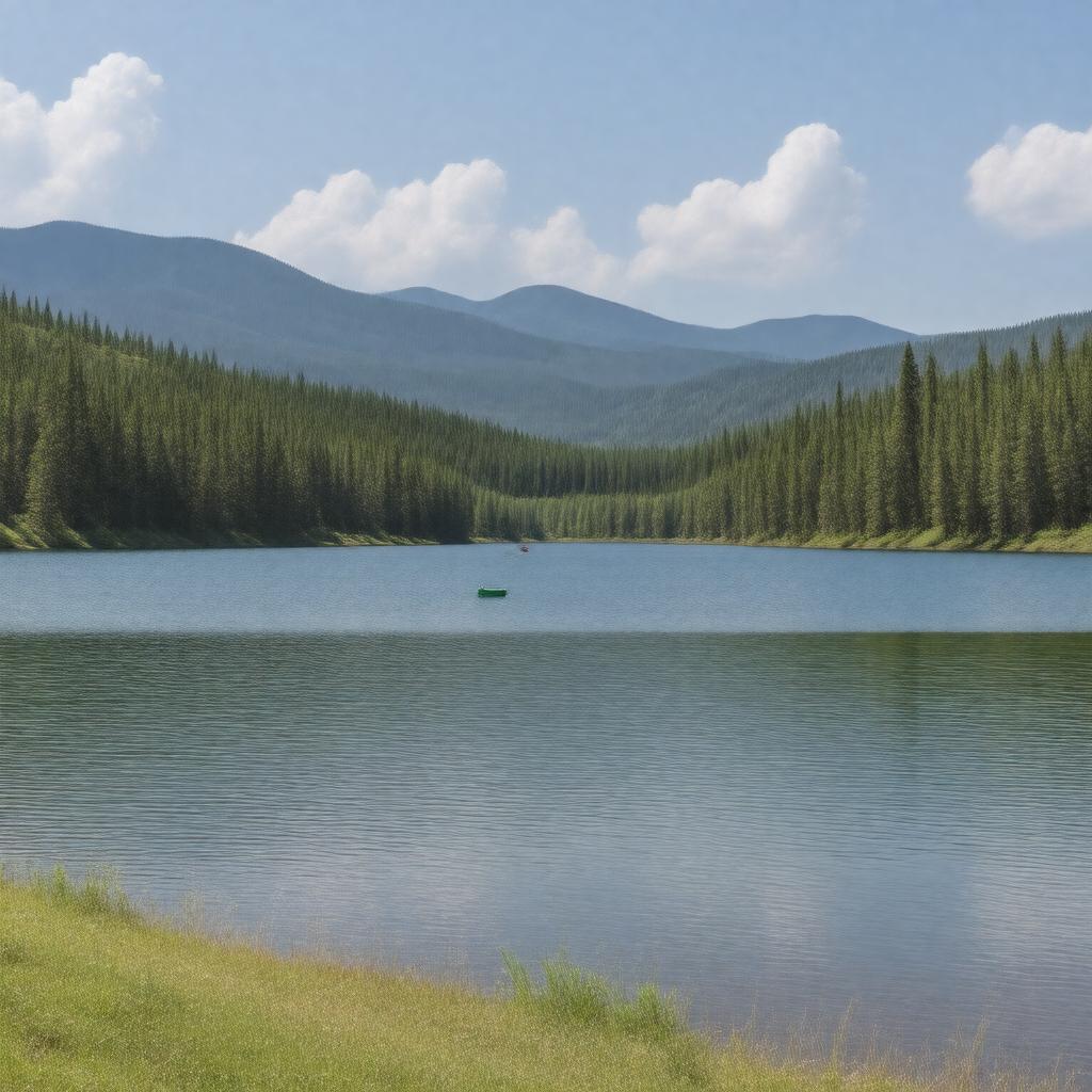 AI-created image of Rob Roy Reservoir