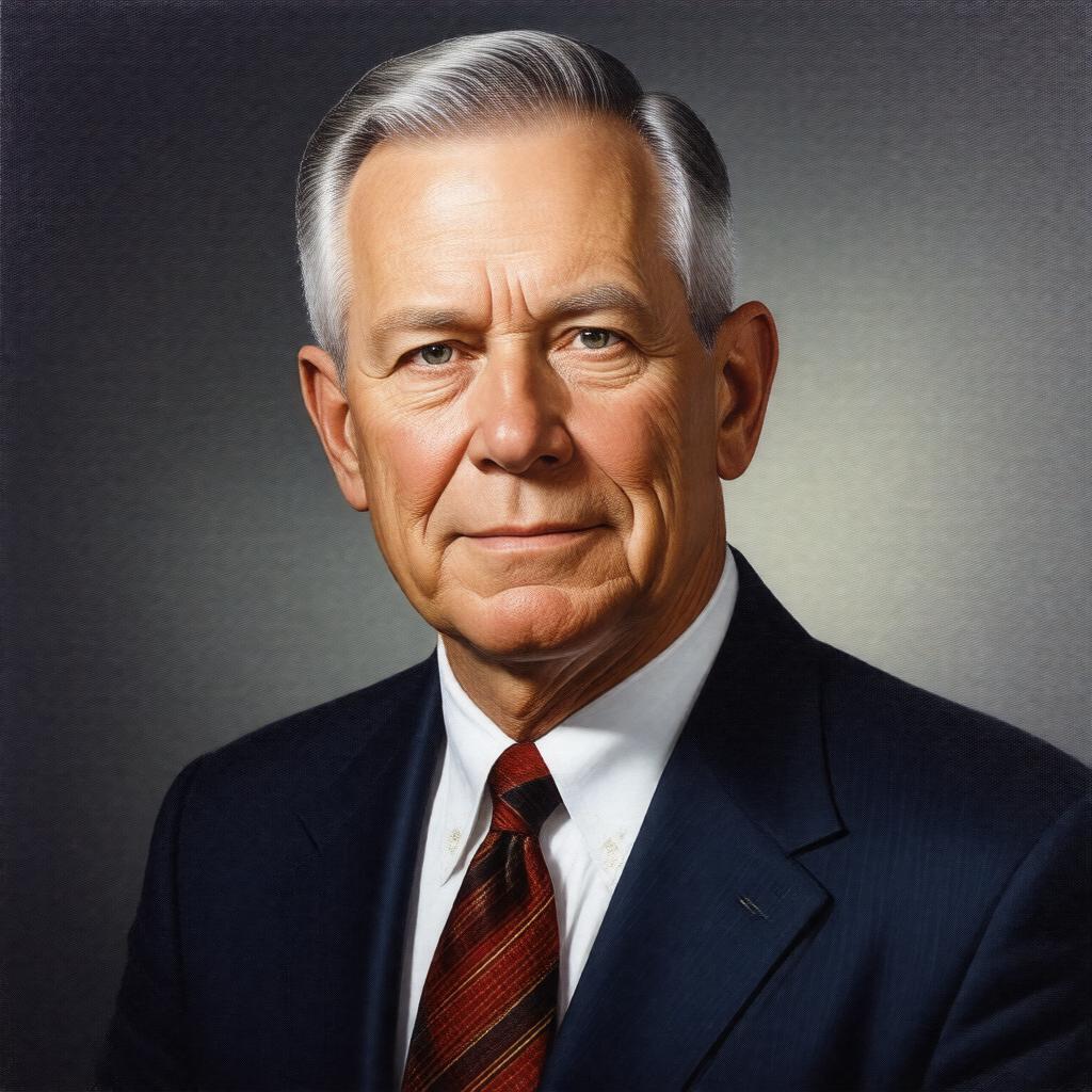 AI-created image of Robert A. Brown