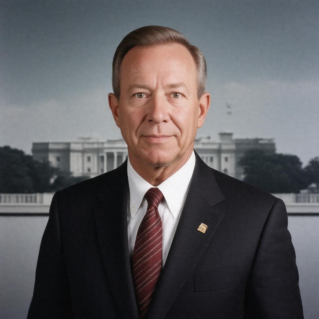 AI-created image of Robert A. Lovett