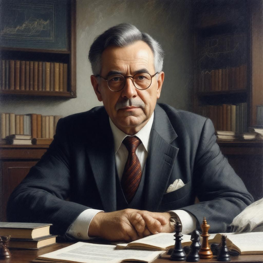 AI-created image of Robert Aumann