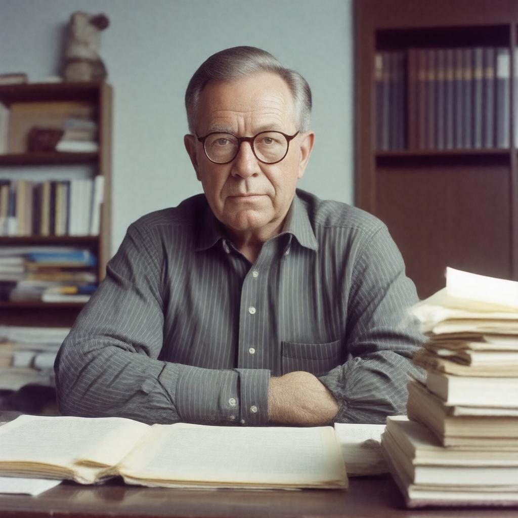 AI-created image of Robert B. Parker