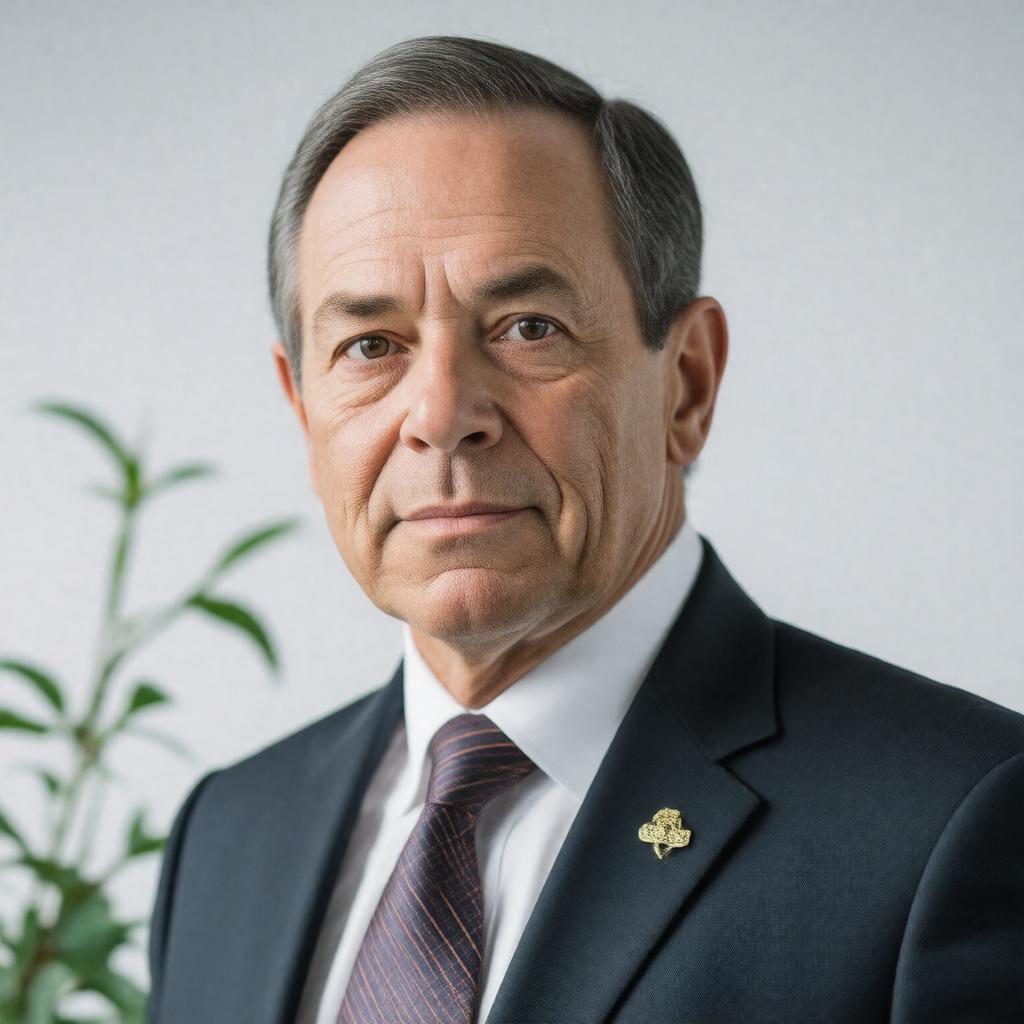 AI-created image of Robert B. Shapiro