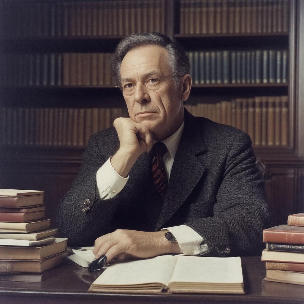 AI-created image of Robert B. Silvers