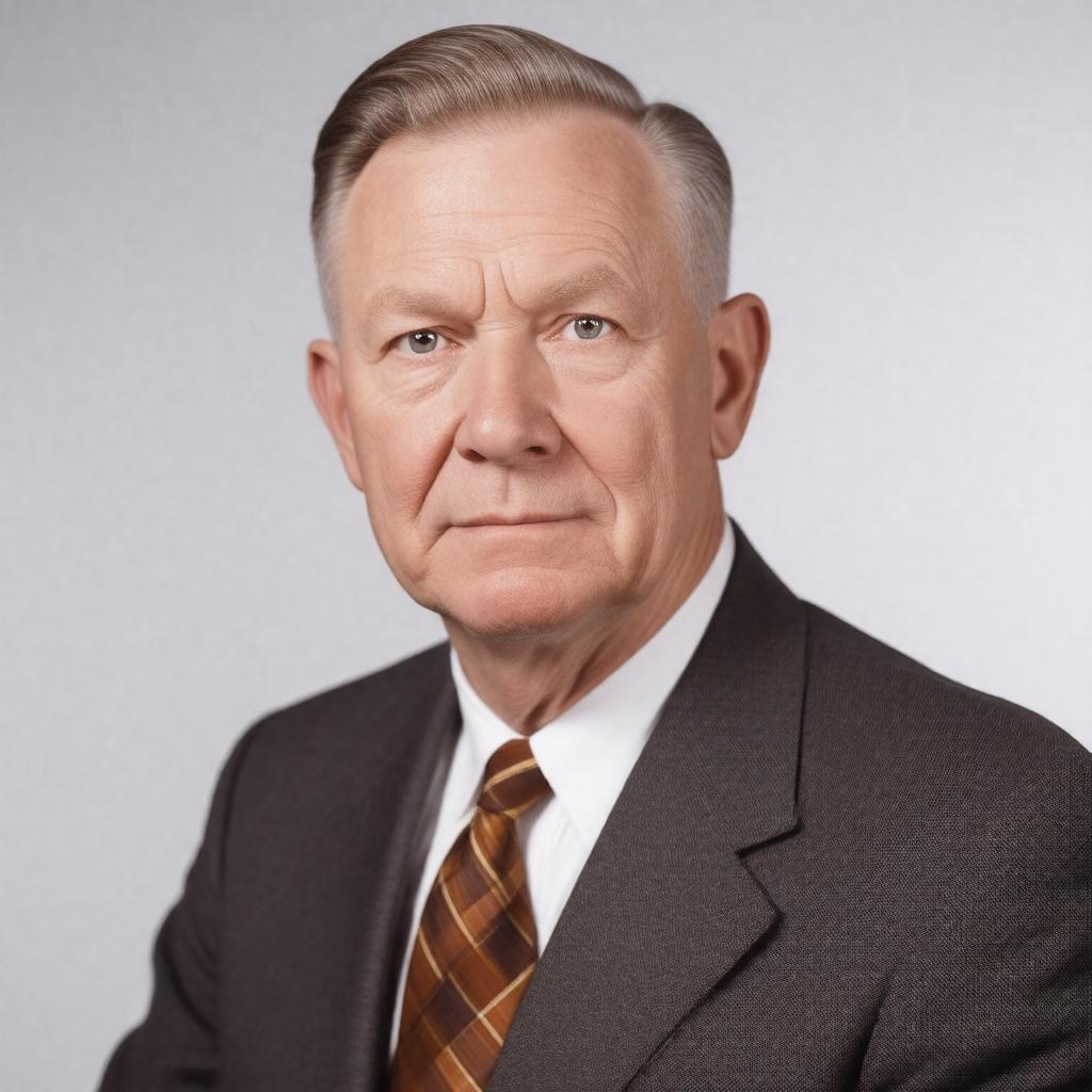 AI-created image of Robert Bacher