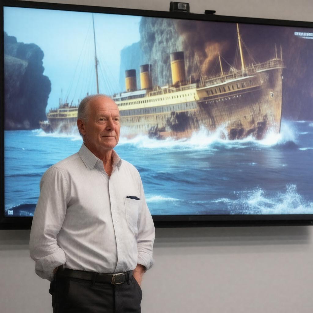AI-created image of Robert Ballard
