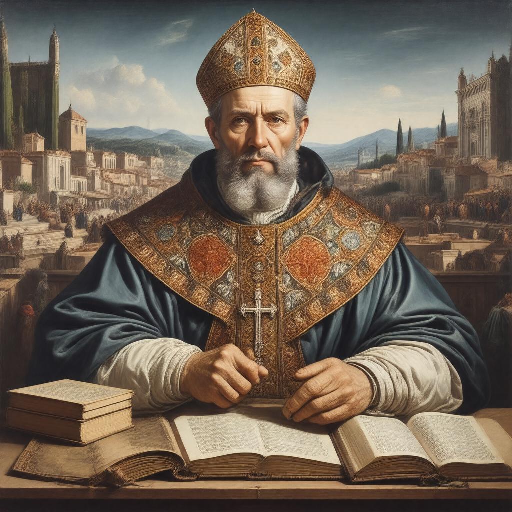 AI-created image of Robert Bellarmine