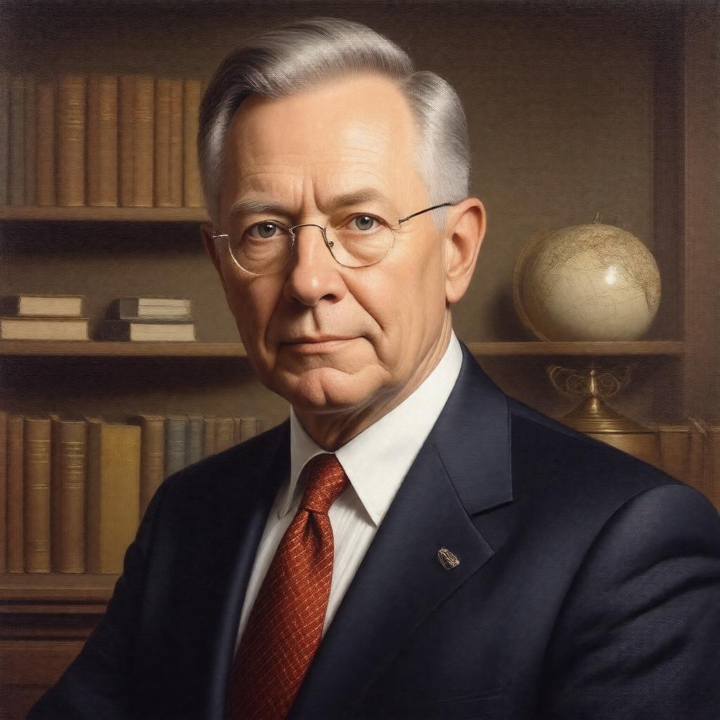 AI-created image of Robert Blackwill