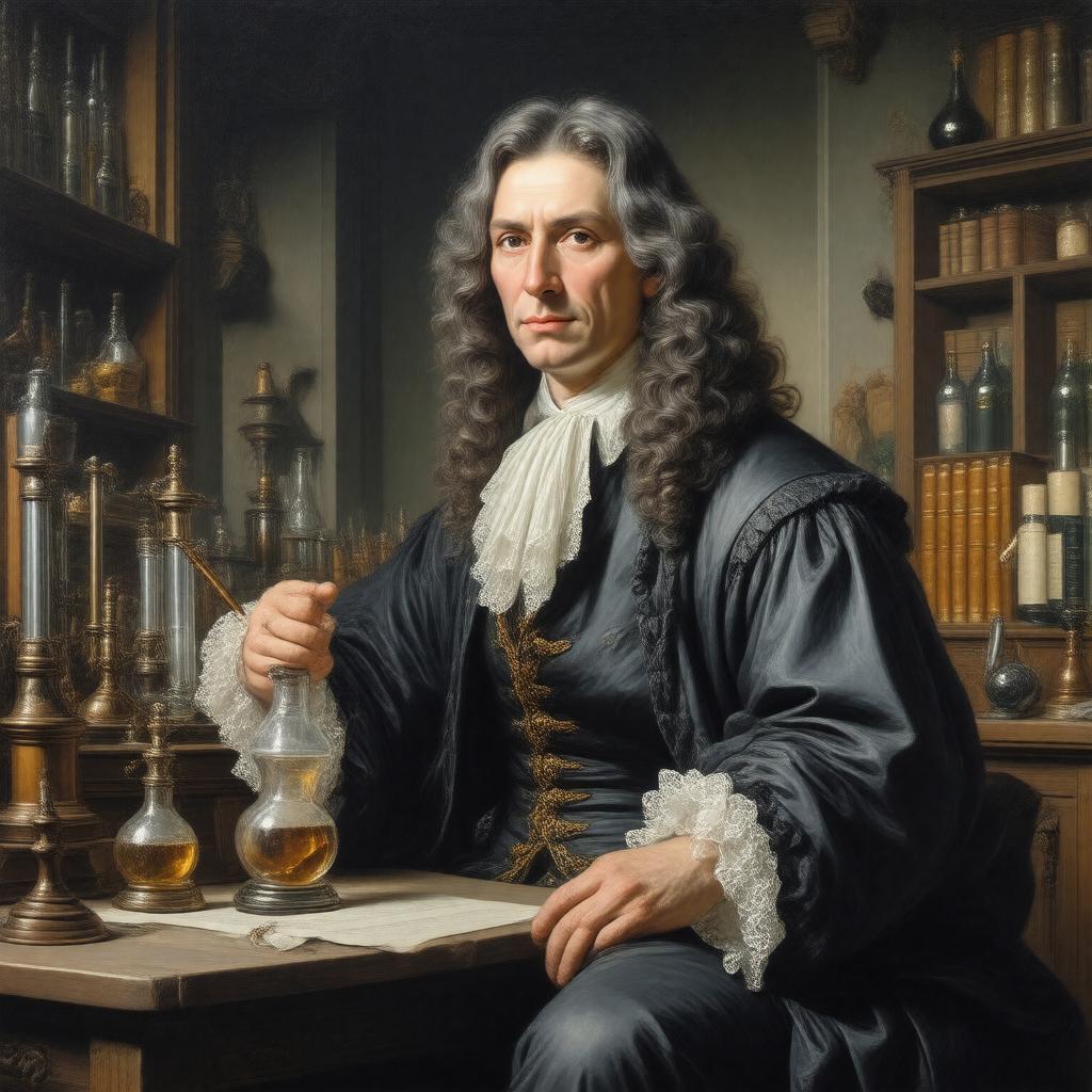 AI-created image of Robert Boyle