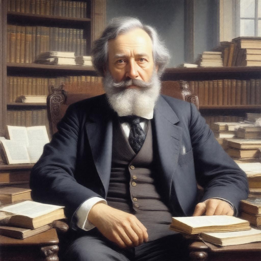 AI-created image of Robert Browning
