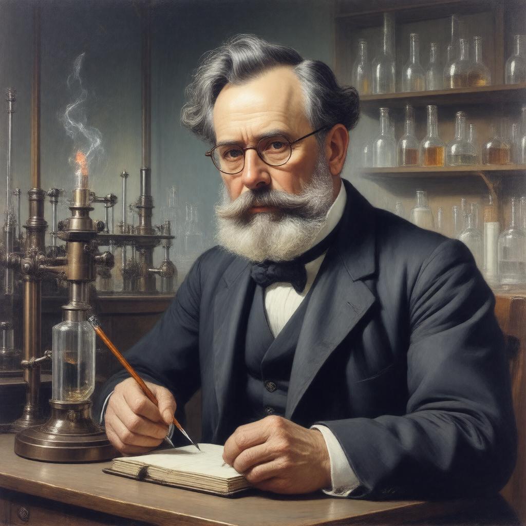 AI-created image of Robert Bunsen