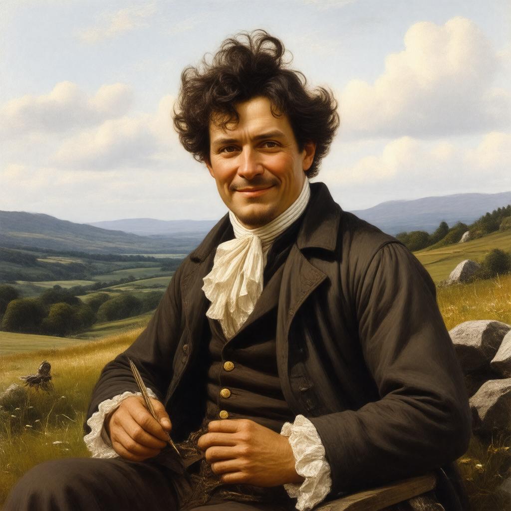 AI-created image of Robert Burns