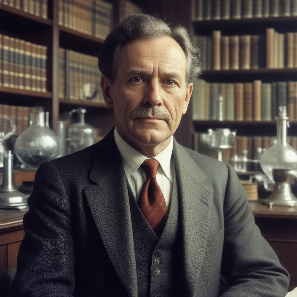 AI-created image of Robert Burns Woodward