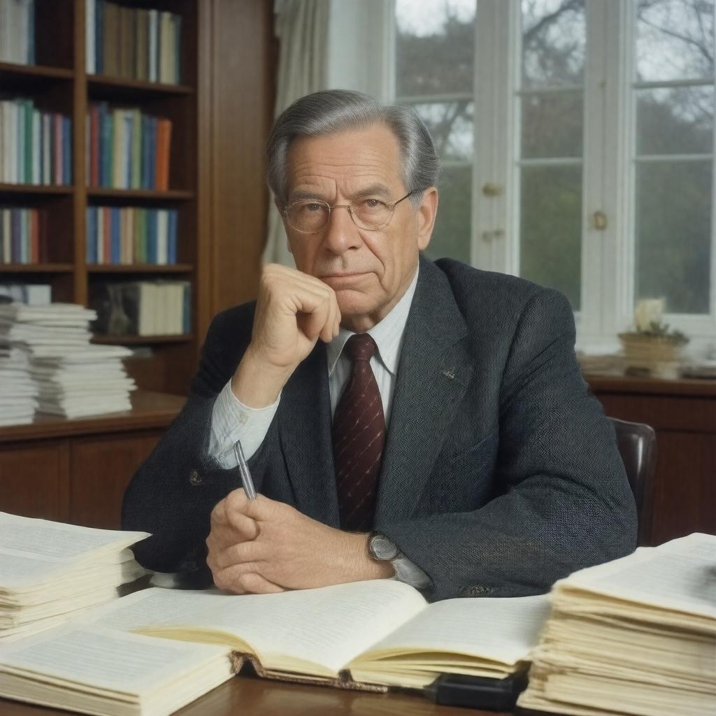 AI-created image of Robert Caro