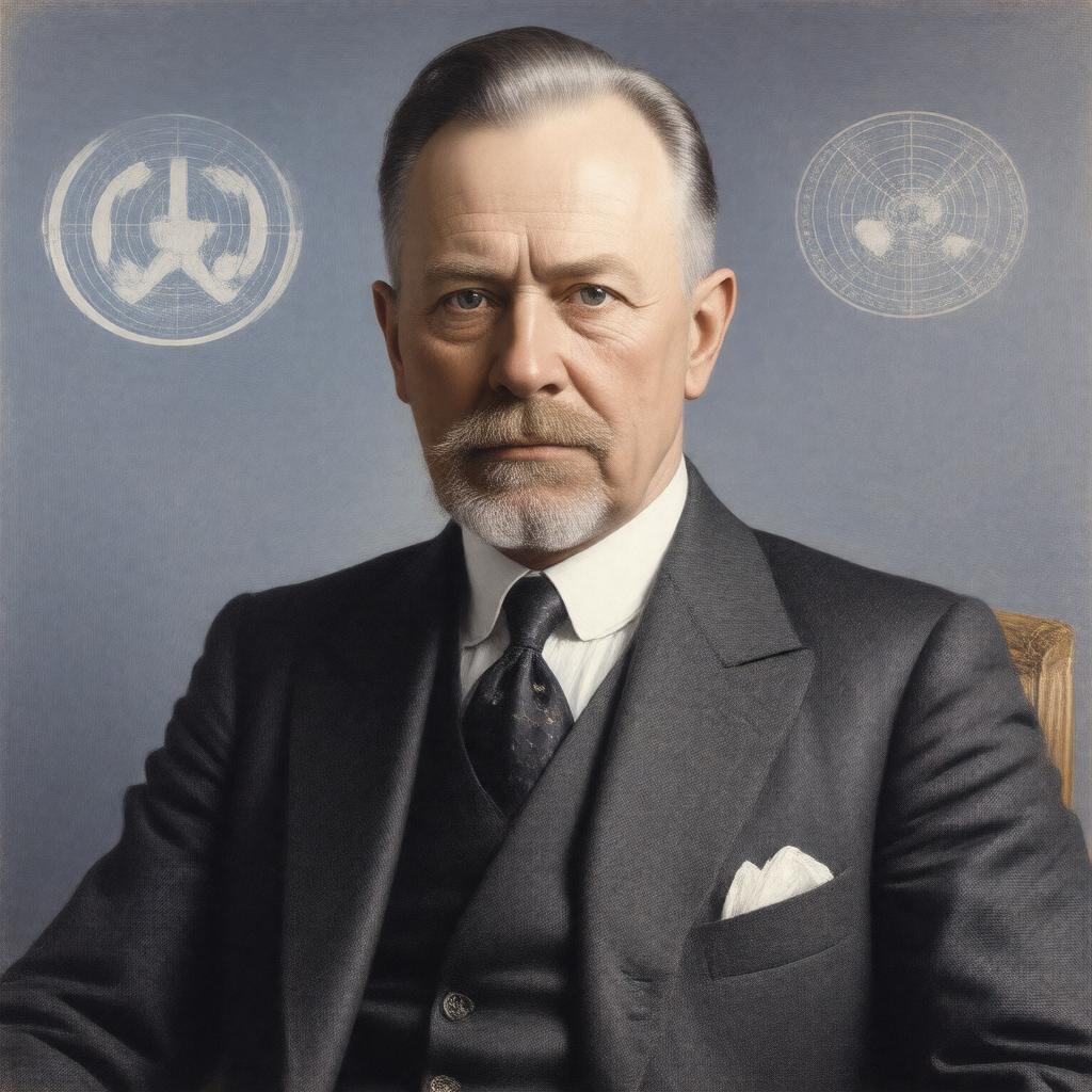 AI-created image of Robert Cecil, 1st Viscount Cecil of Chelwood