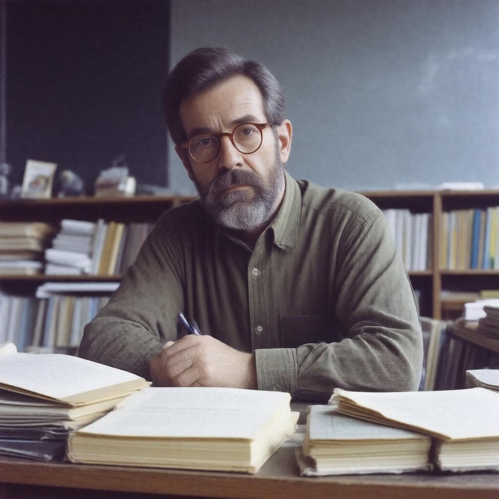 AI-created image of Robert Creeley