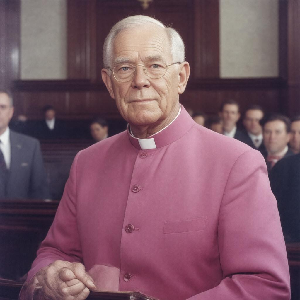 AI-created image of Robert Drinan