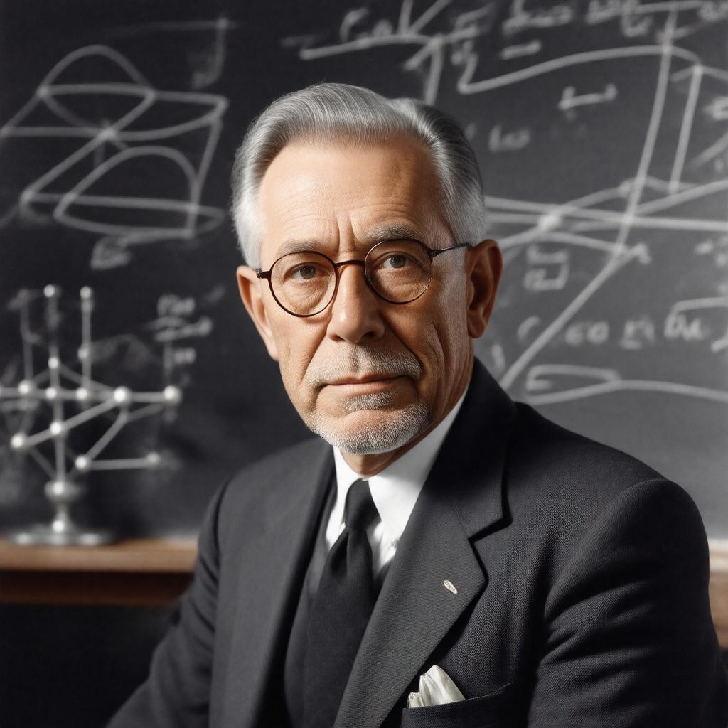 AI-created image of Robert F. Bacher