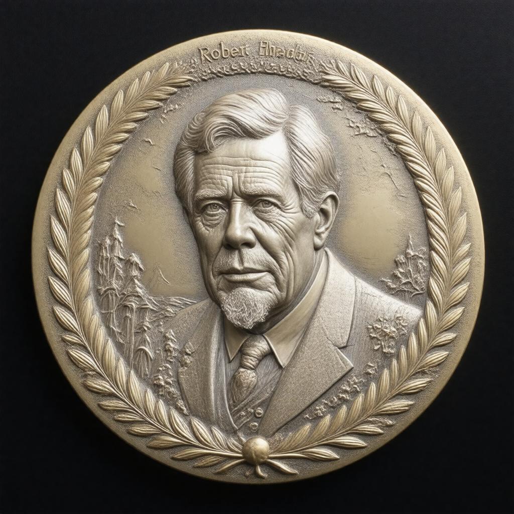 AI-created image of Robert Frost Medal