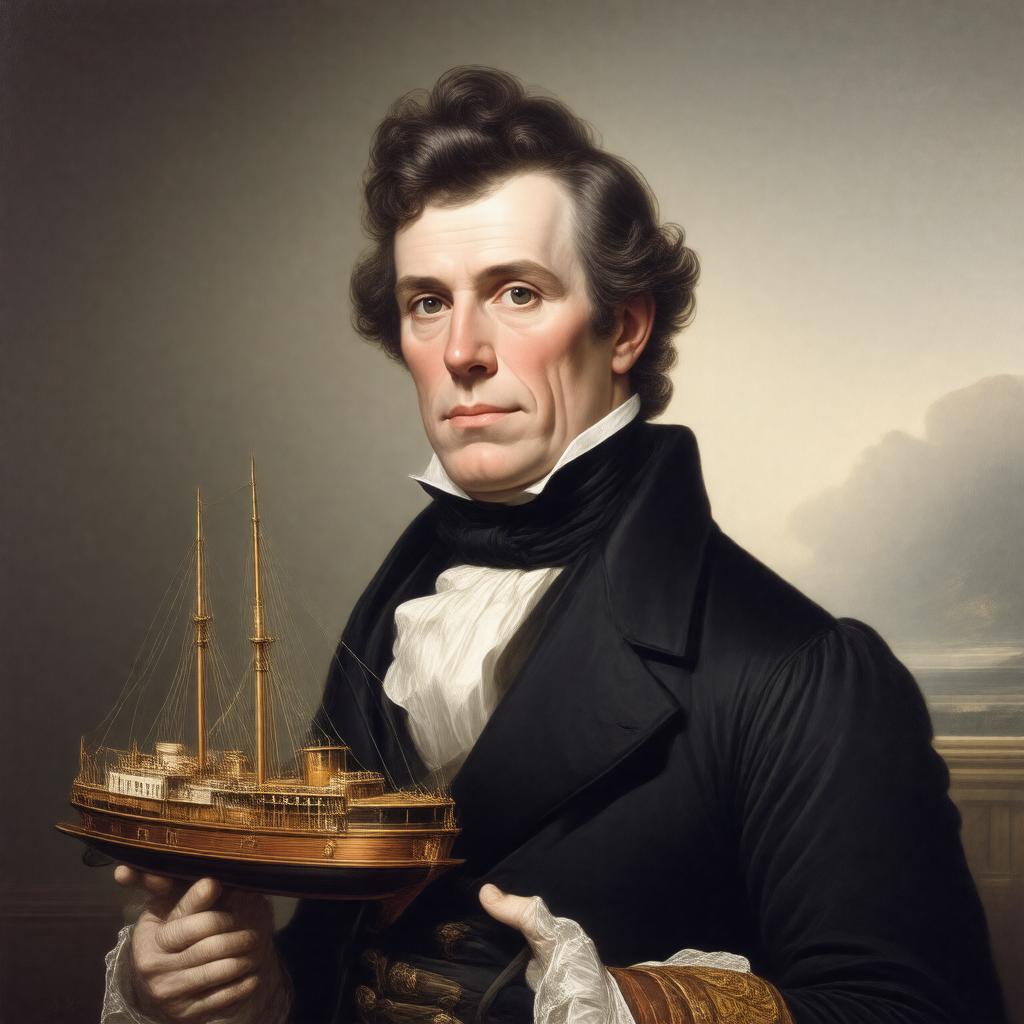 AI-created image of Robert Fulton