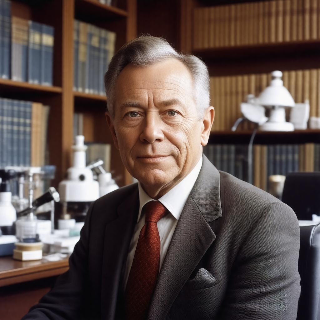 AI-created image of Robert G. Edwards