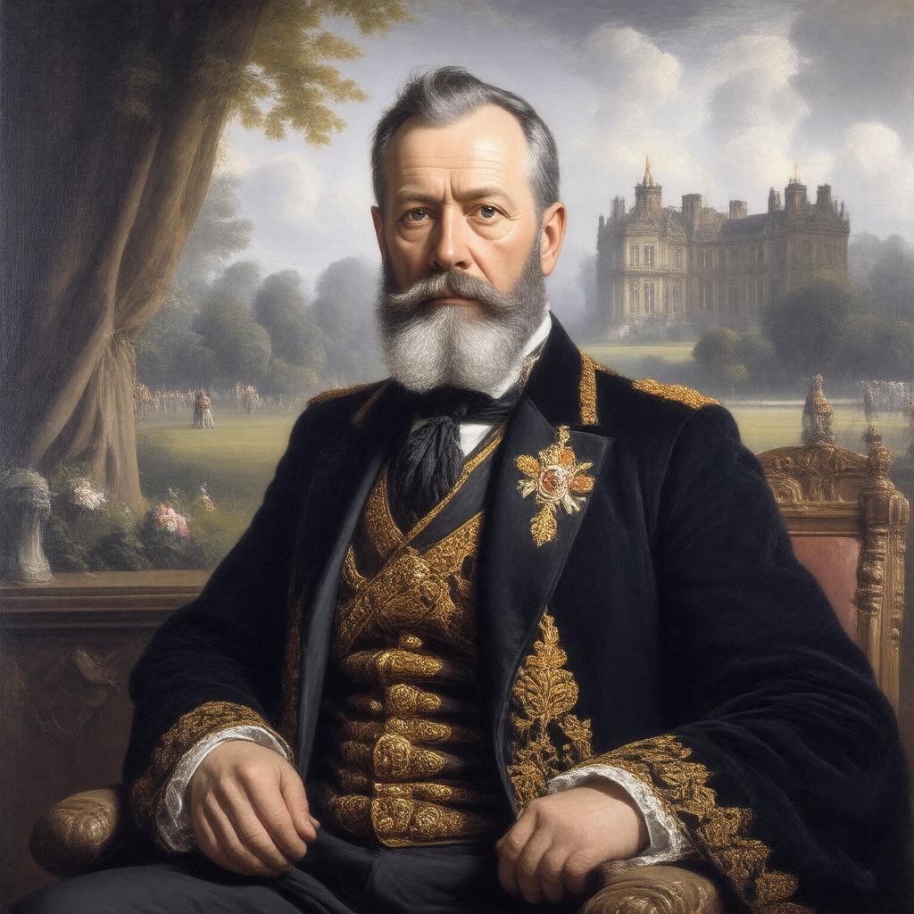 AI-created image of Robert Gascoyne-Cecil, 2nd Marquess of Salisbury