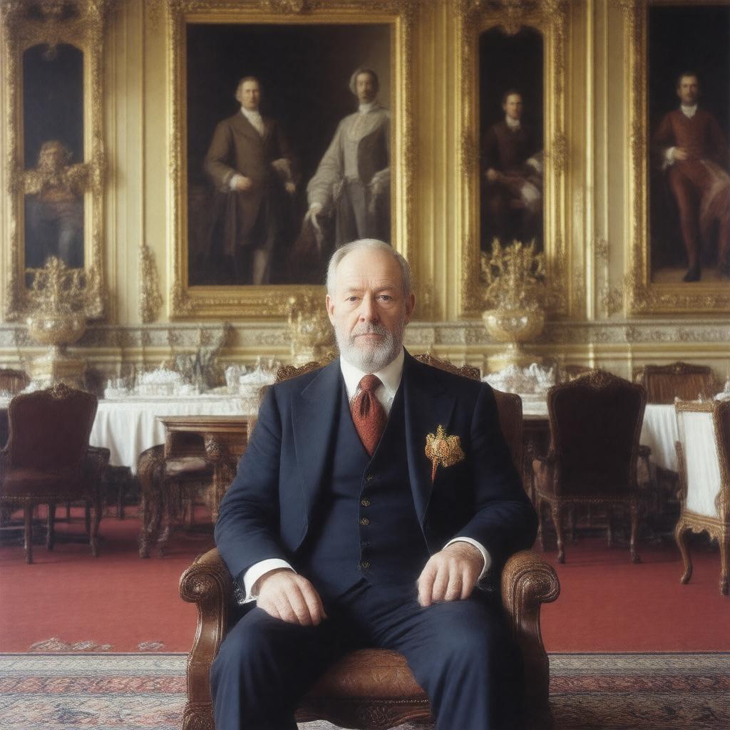 AI-created image of Robert Gascoyne-Cecil, 5th Marquess of Salisbury