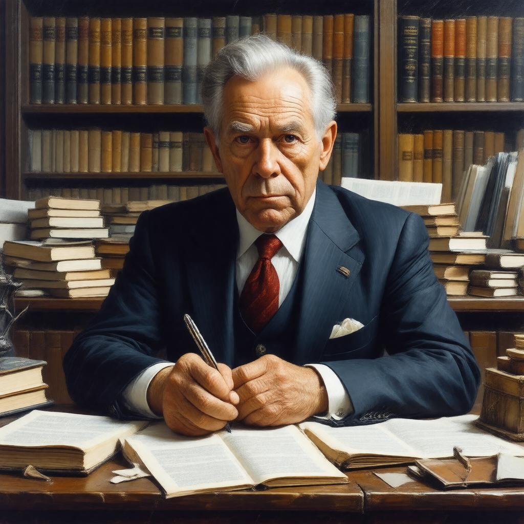 AI-created image of Robert Goldsborough