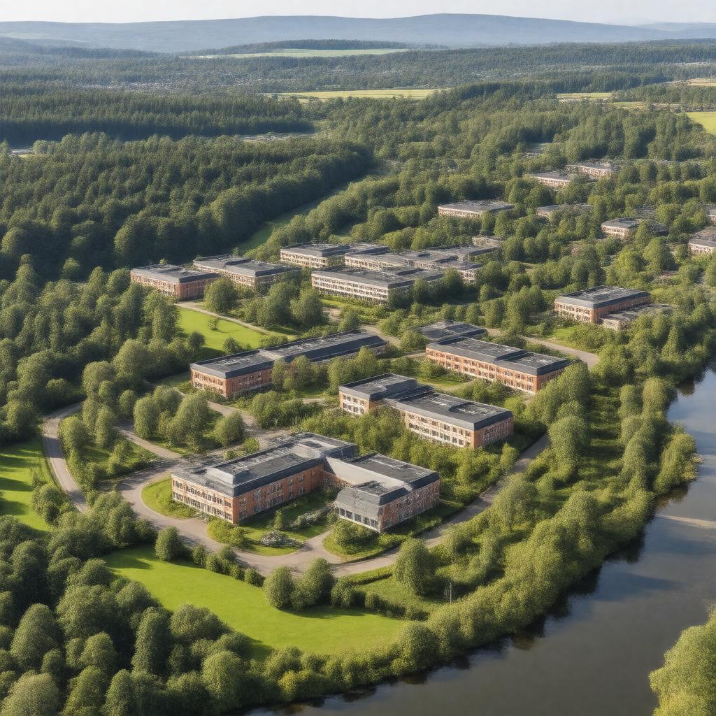 AI-created image of Robert Gordon University