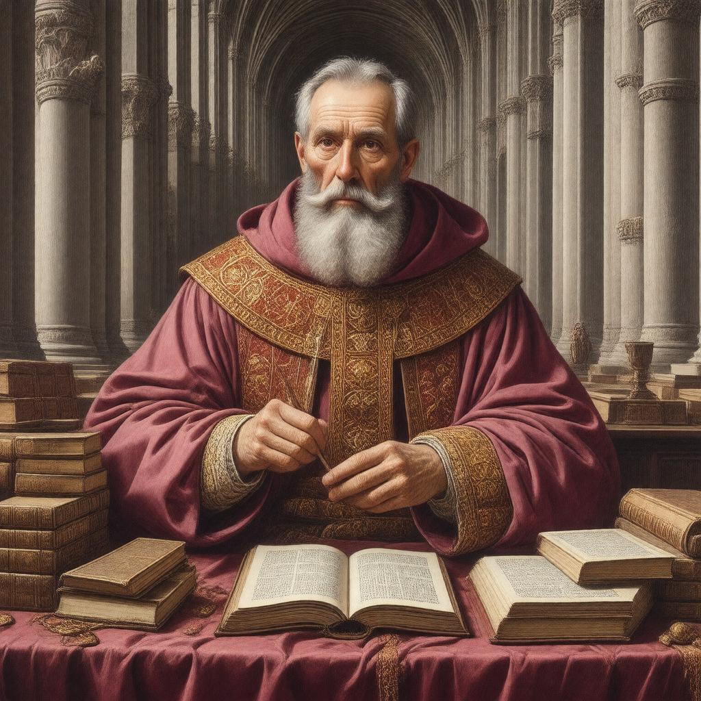 AI-created image of Robert Grosseteste