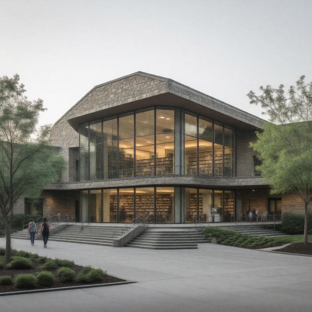 Click to view larger image AI-created image of Robert H. Goddard Library