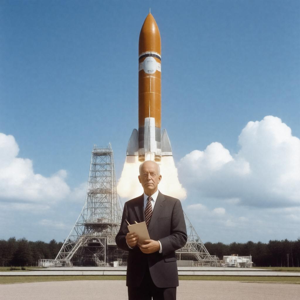 AI-created image of Robert H. Goddard