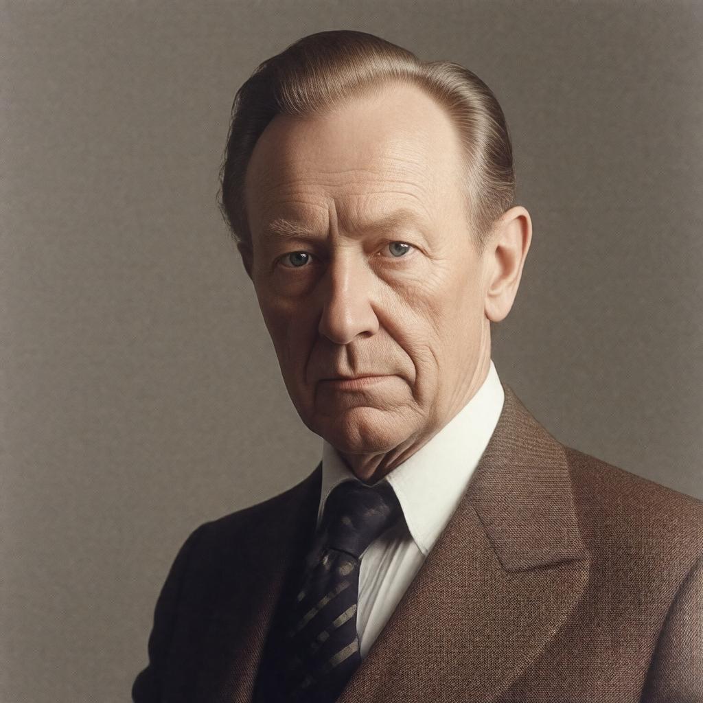 AI-created image of Robert Hardy