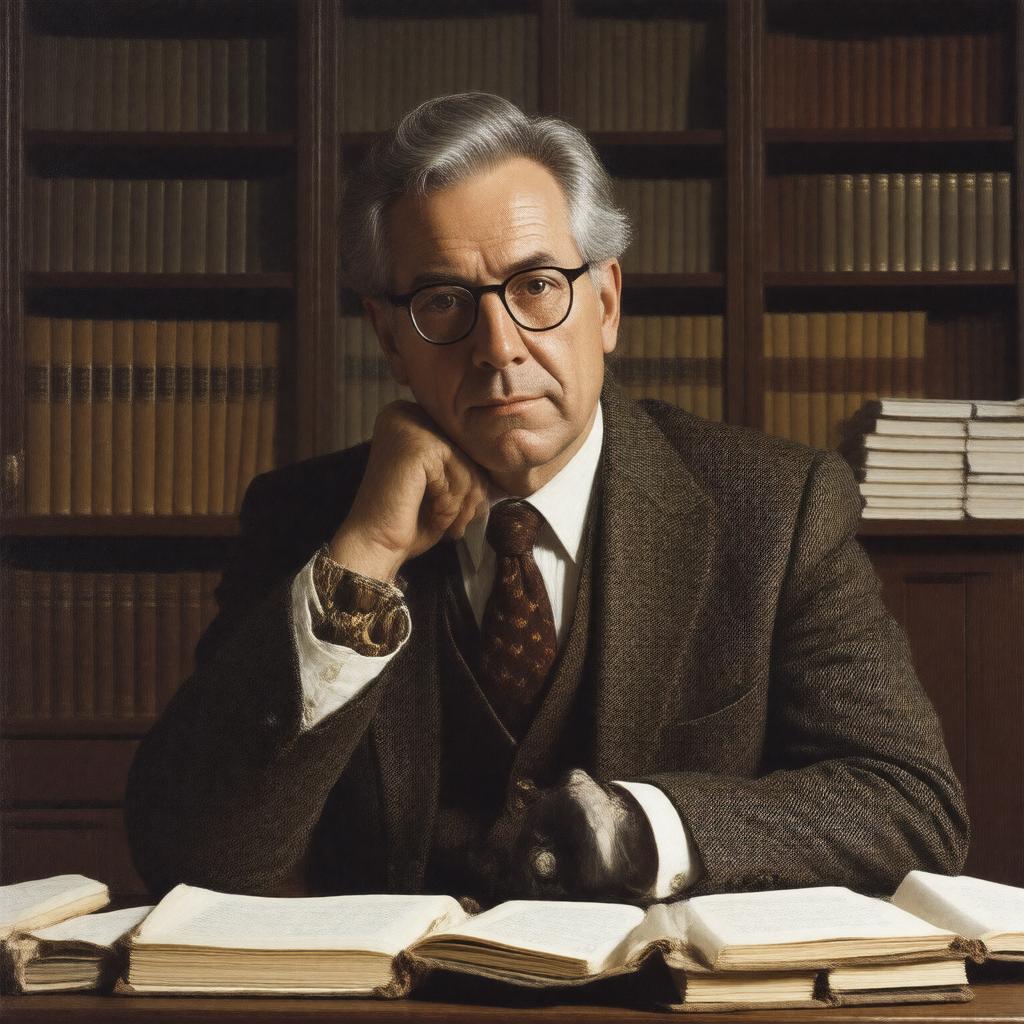 AI-created image of Robert Harris