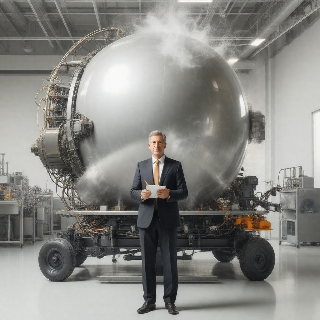 AI-created image of Robert Jemison Van de Graaff