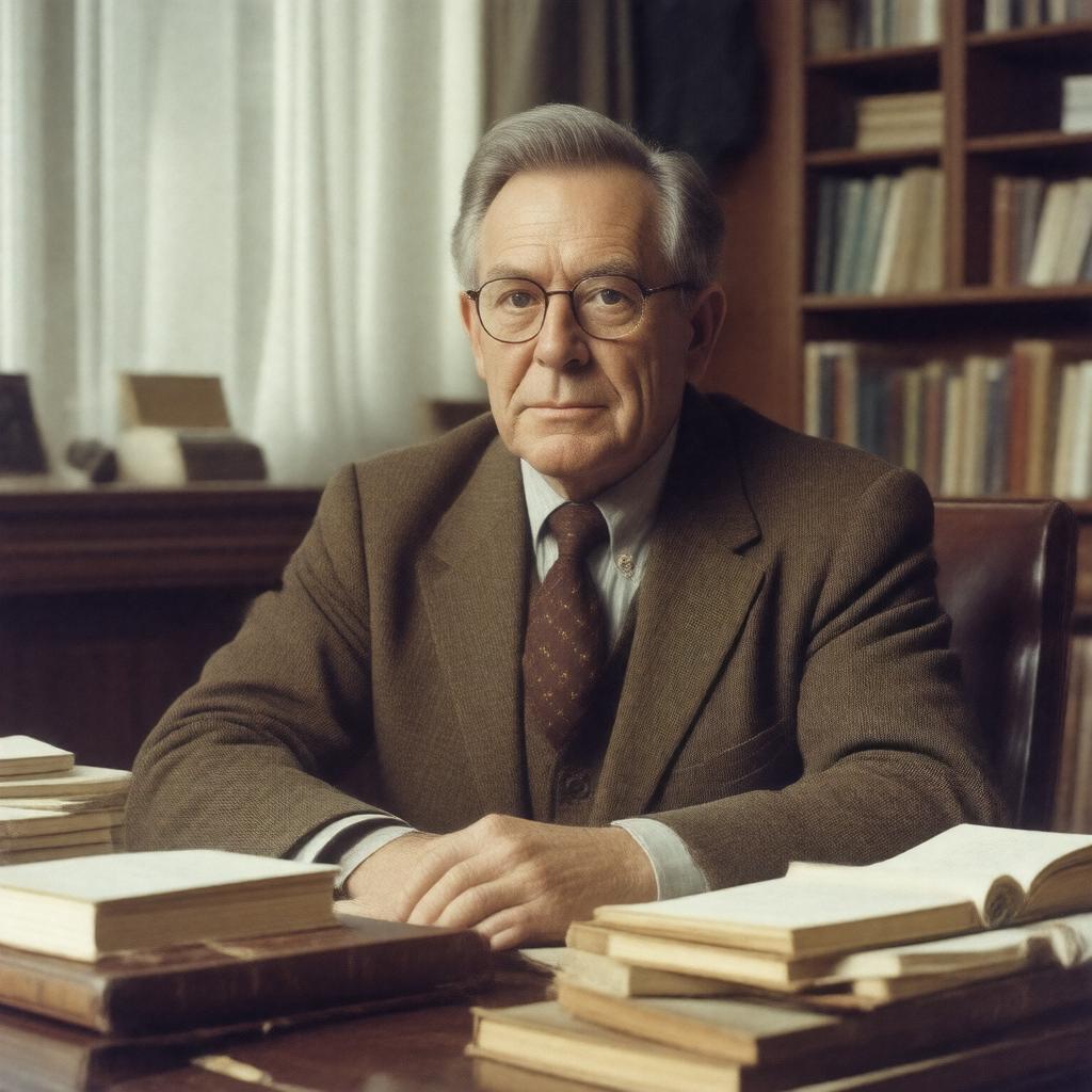 AI-created image of Robert K. Massie