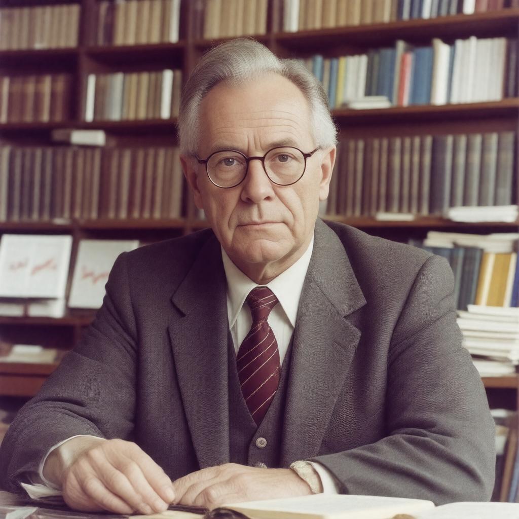 AI-created image of Robert K. Merton